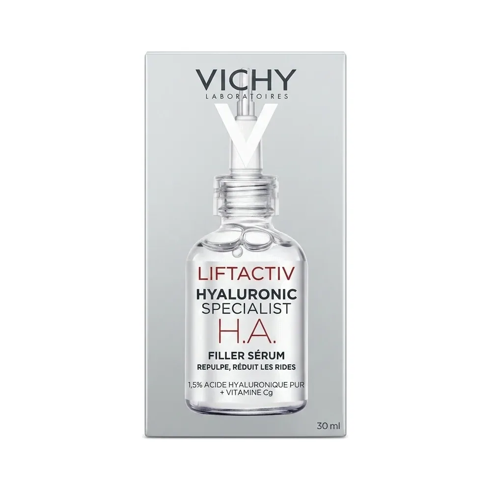 VICHY – LIFTACTIV Hyaluronic Specialist H.A. Filler Sérum – Repulpe et réduit les rides – 30 ml