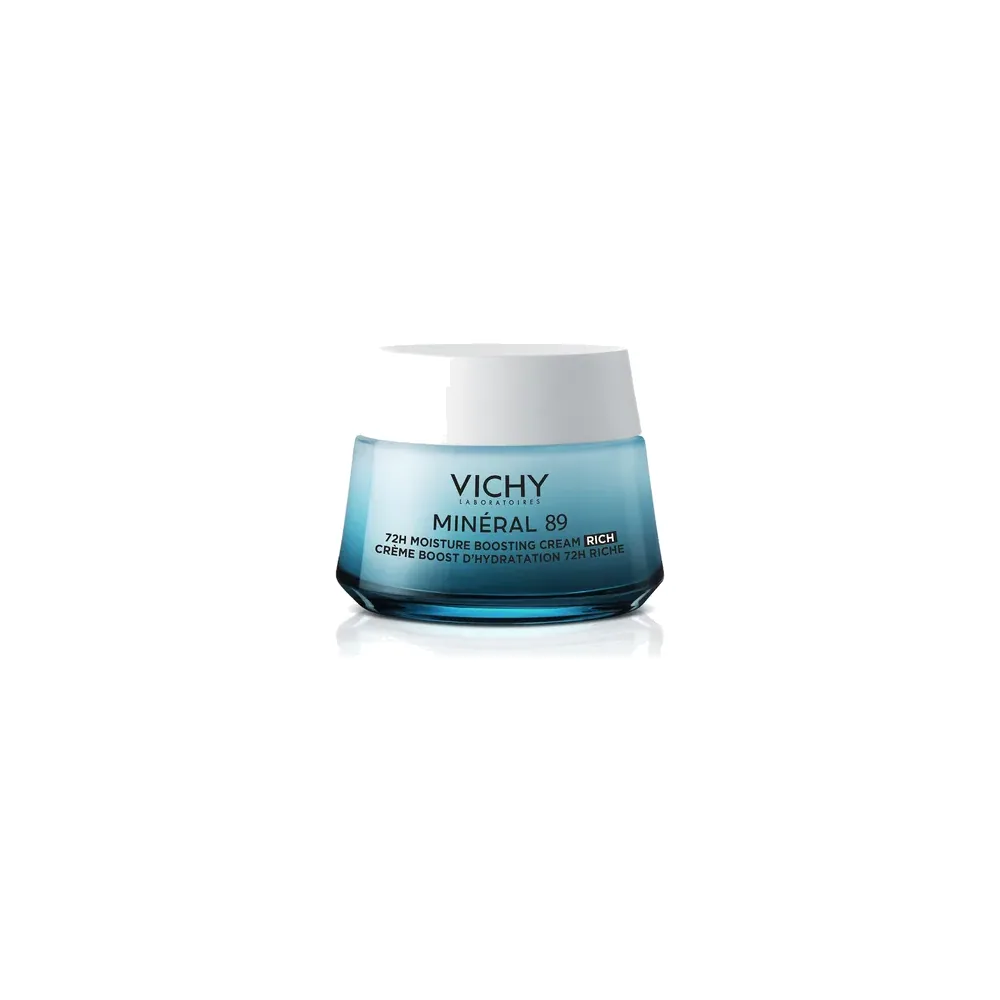 Vichy Minéral 89 Crème Hydratation 72h Peau Sèche 50ml