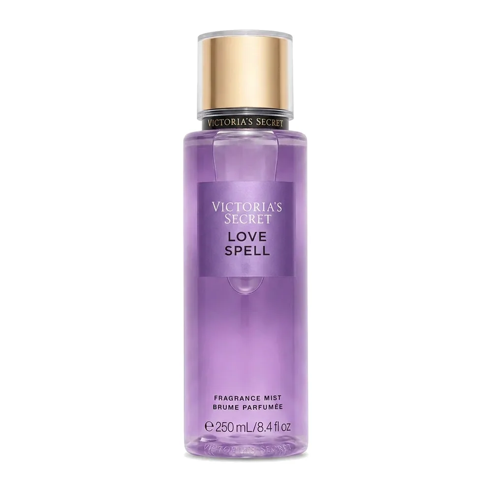 Victoria’s Secret – Love Spell Fragrance Mist – Parfum floral et fruité envoûtant – 250 ml / 8.4 fl oz