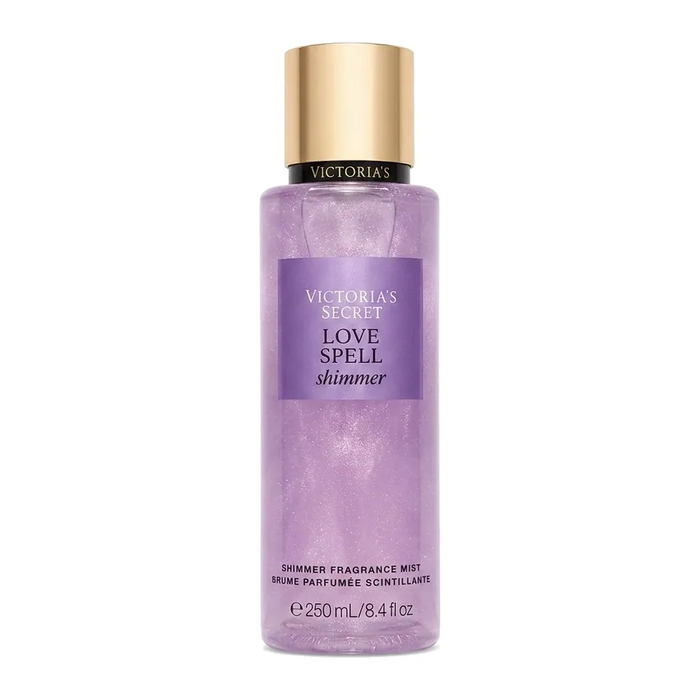 Victoria’s Secret – Love Spell Shimmer Fragrance Mist – Brume parfumée scintillante avec nacres – 250 ml