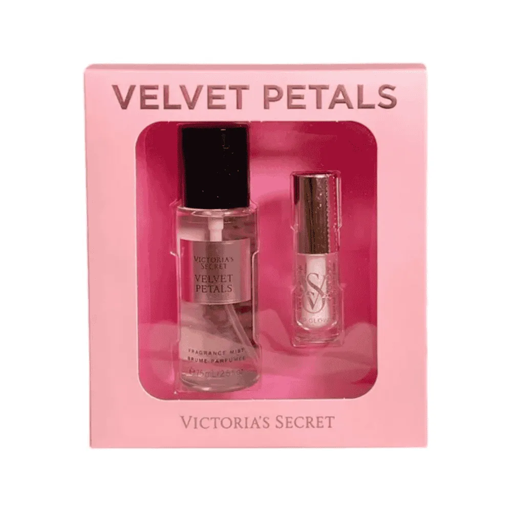 Victoria’S Secret Velvet Petals Mini Mist&lip Set