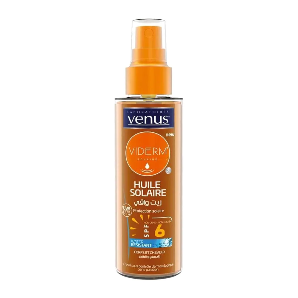 Viderm Huile Solaire Corps & Cheveux 125ml