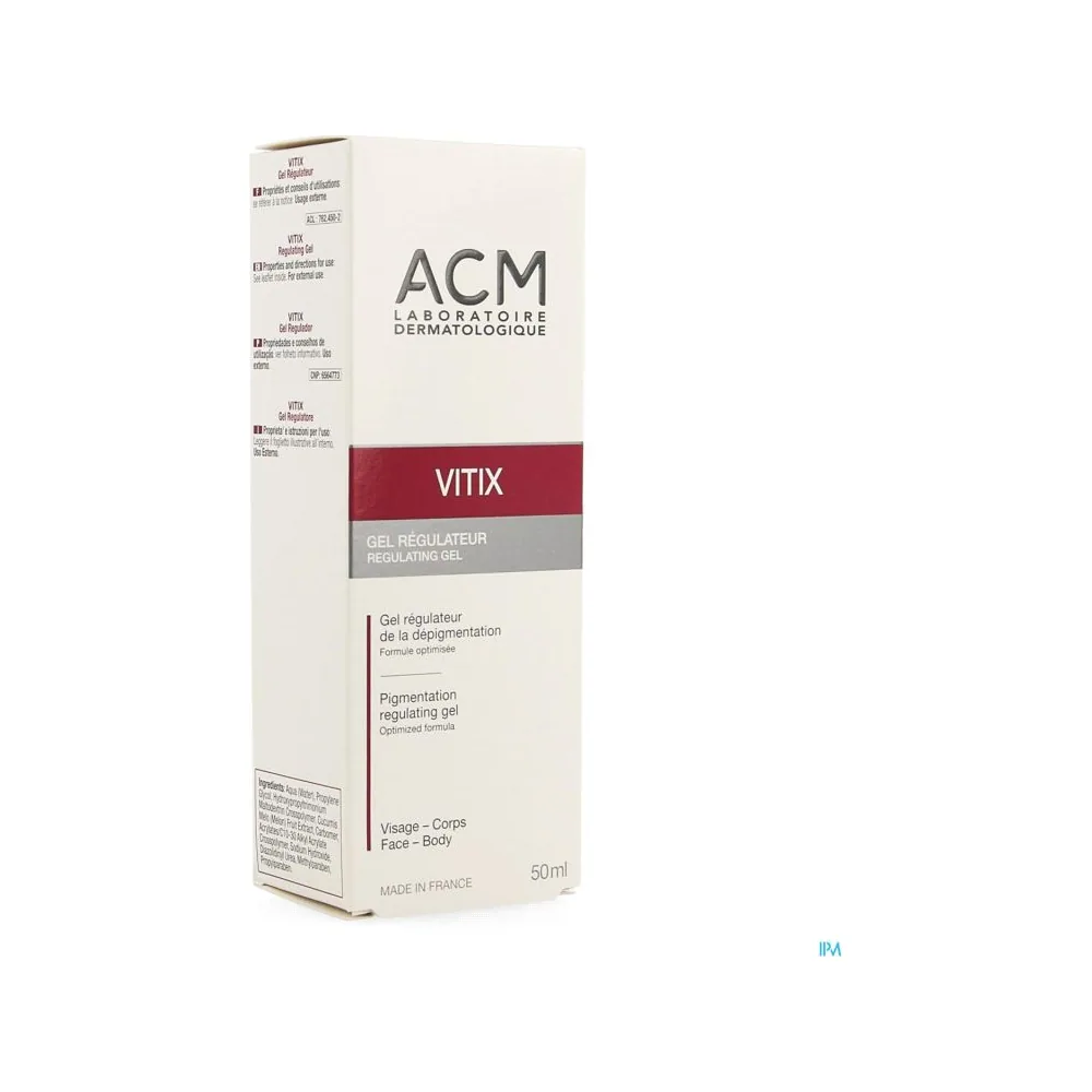 Vitix Gel Soin Regulateur Depigmentant 50 Ml