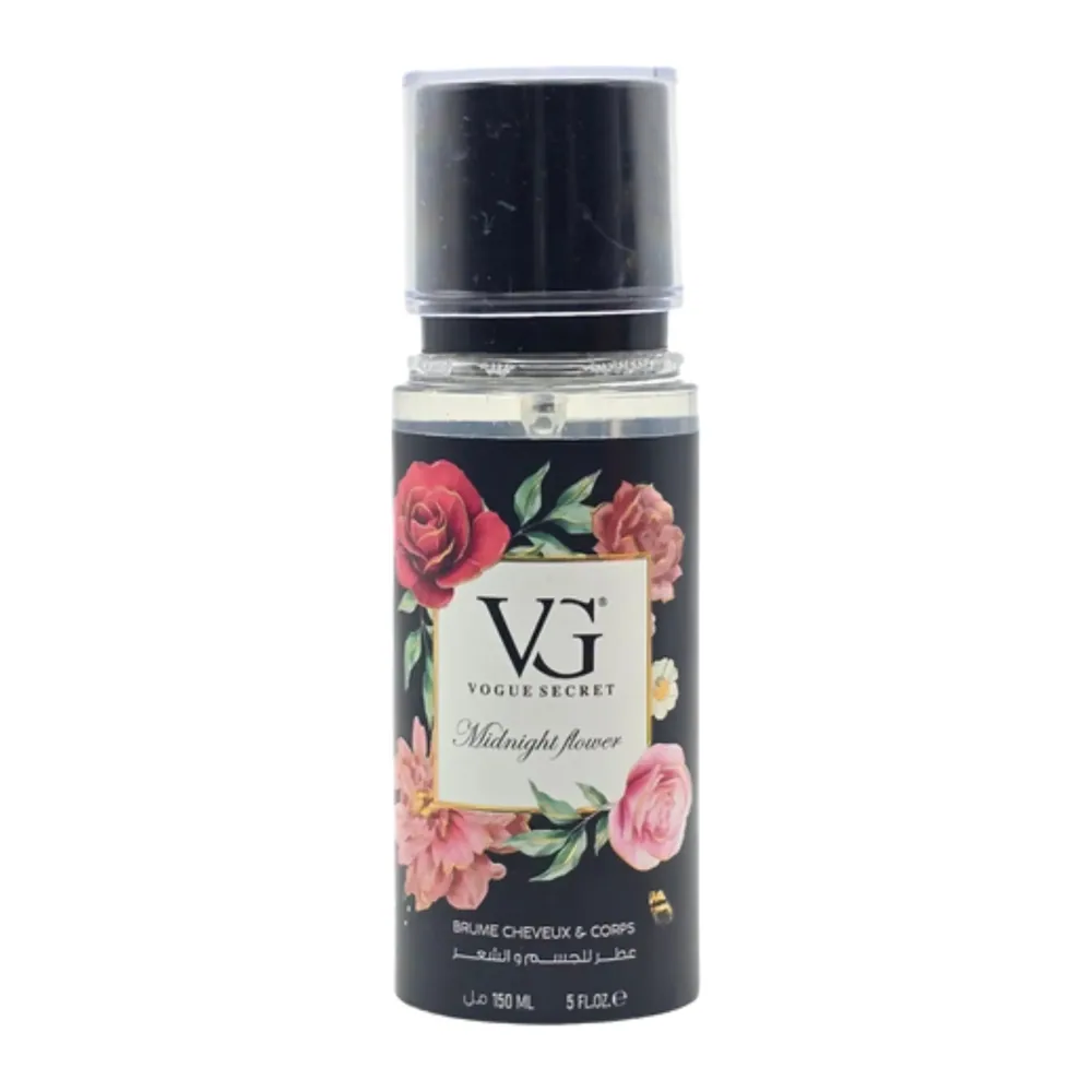 Vogue Secret Brume Cheveux Et Corps 150Ml Midnight Flower