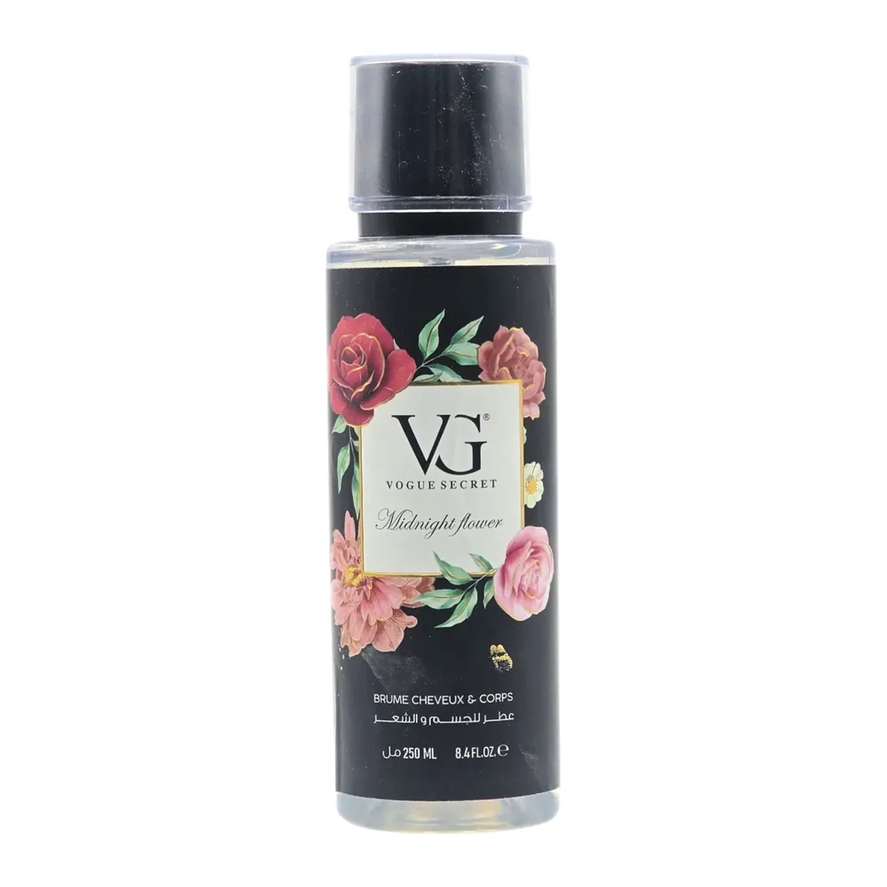 Vogue Secret Brume Cheveux Et Corps 250Ml Midnight Flower