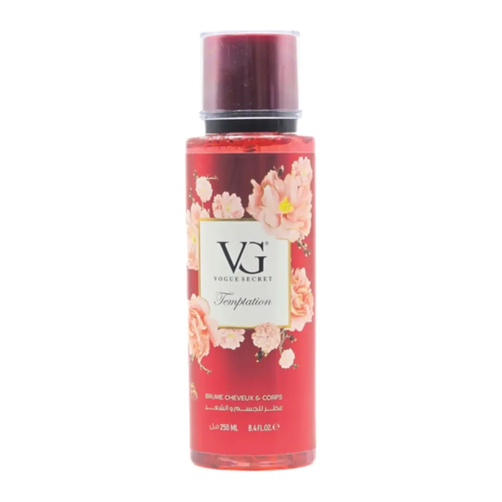 Vogue Secret Brume Cheveux Et Corps 250Ml Temptation