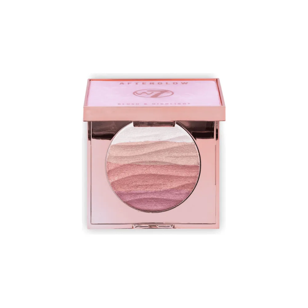 W7 Afterglow Blush&Amp;Highlight 5G