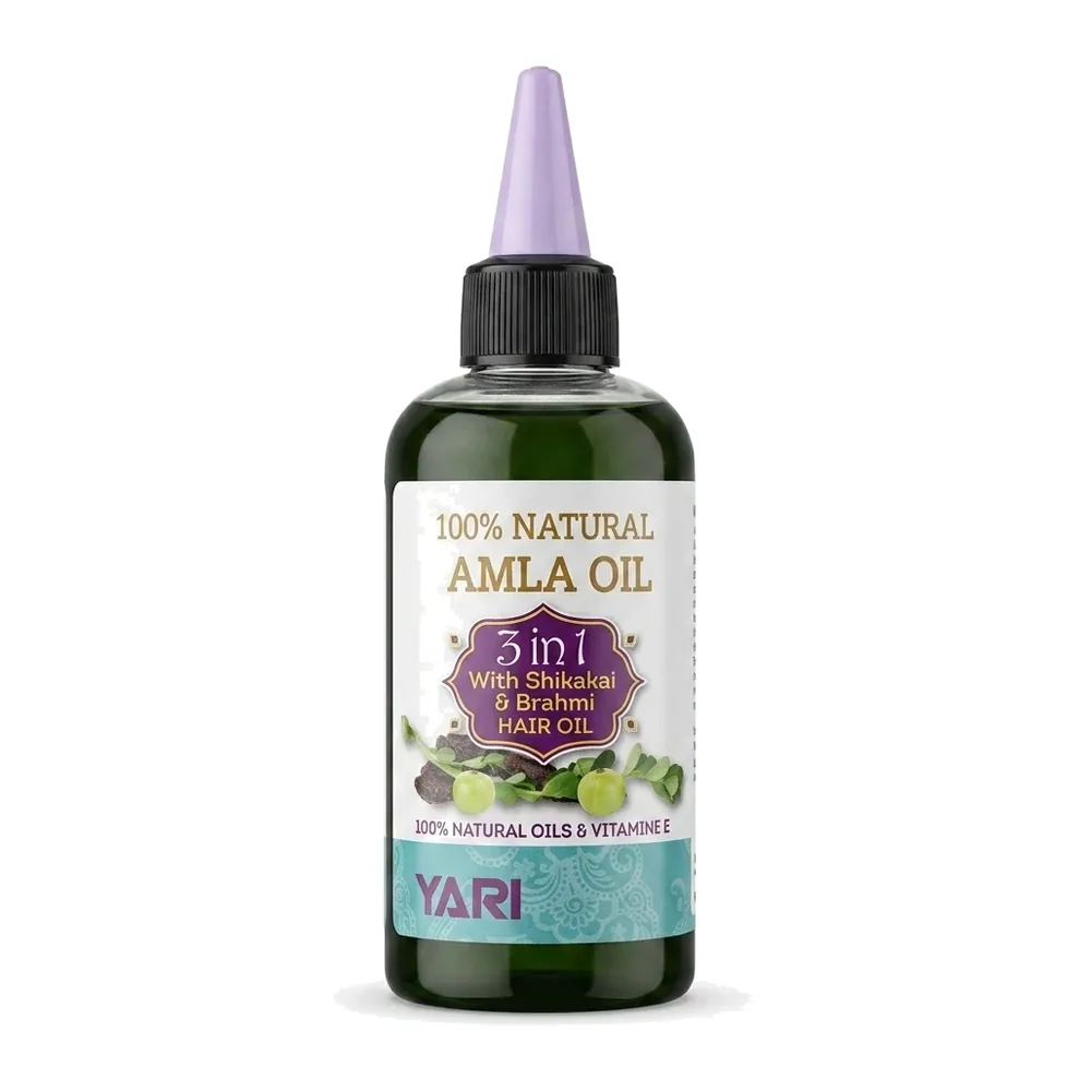 YARI – 3 en 1 Huile d’Amla, Shikakai & Brahmi – Cheveux nourris et renforcés – Non visible