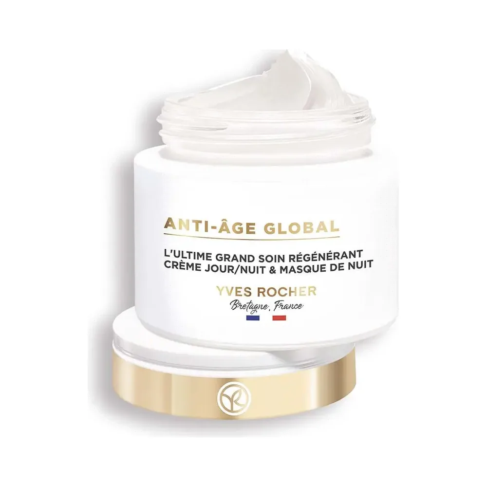 Yves Rocher Anti-age Global Crème Jour/Nuit et Masque De Nuit 75 ml
