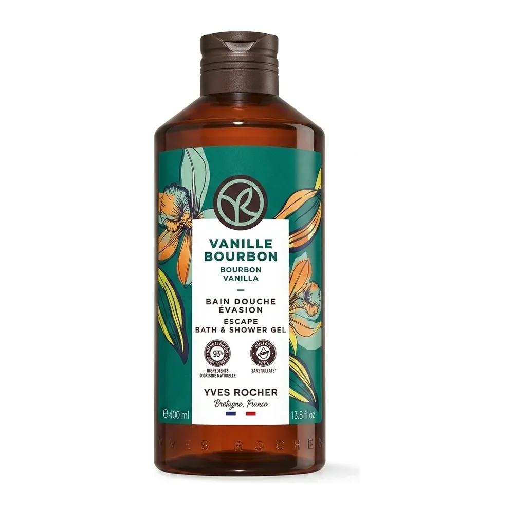 Yves Rocher – Bain Douche Évasion Vanille Bourbon – Experience sensorielle et hydratante – 400 ml