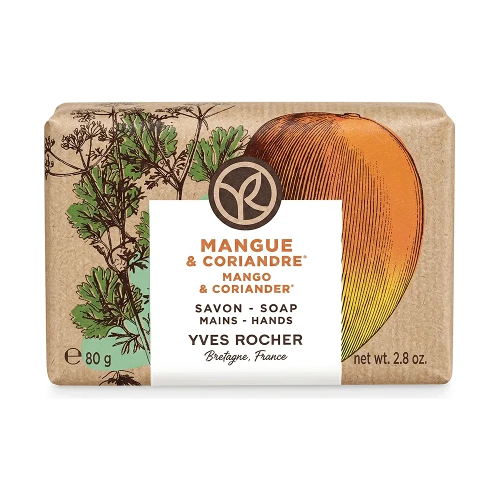 Yves Rocher – Mangue & Coriandre – Savon Parfumé Douceur – 80g