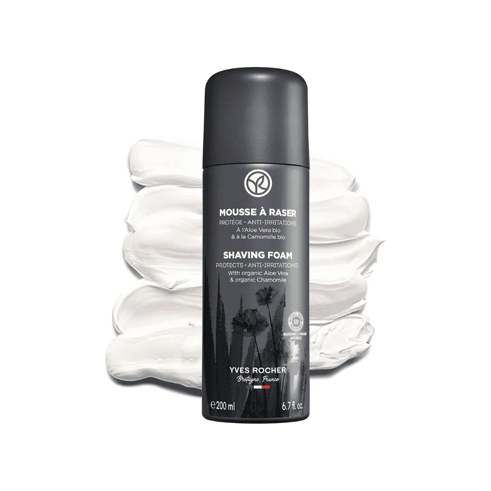 Yves Rocher Mousse A Raser Protége Et Anti Irritations 200 Ml