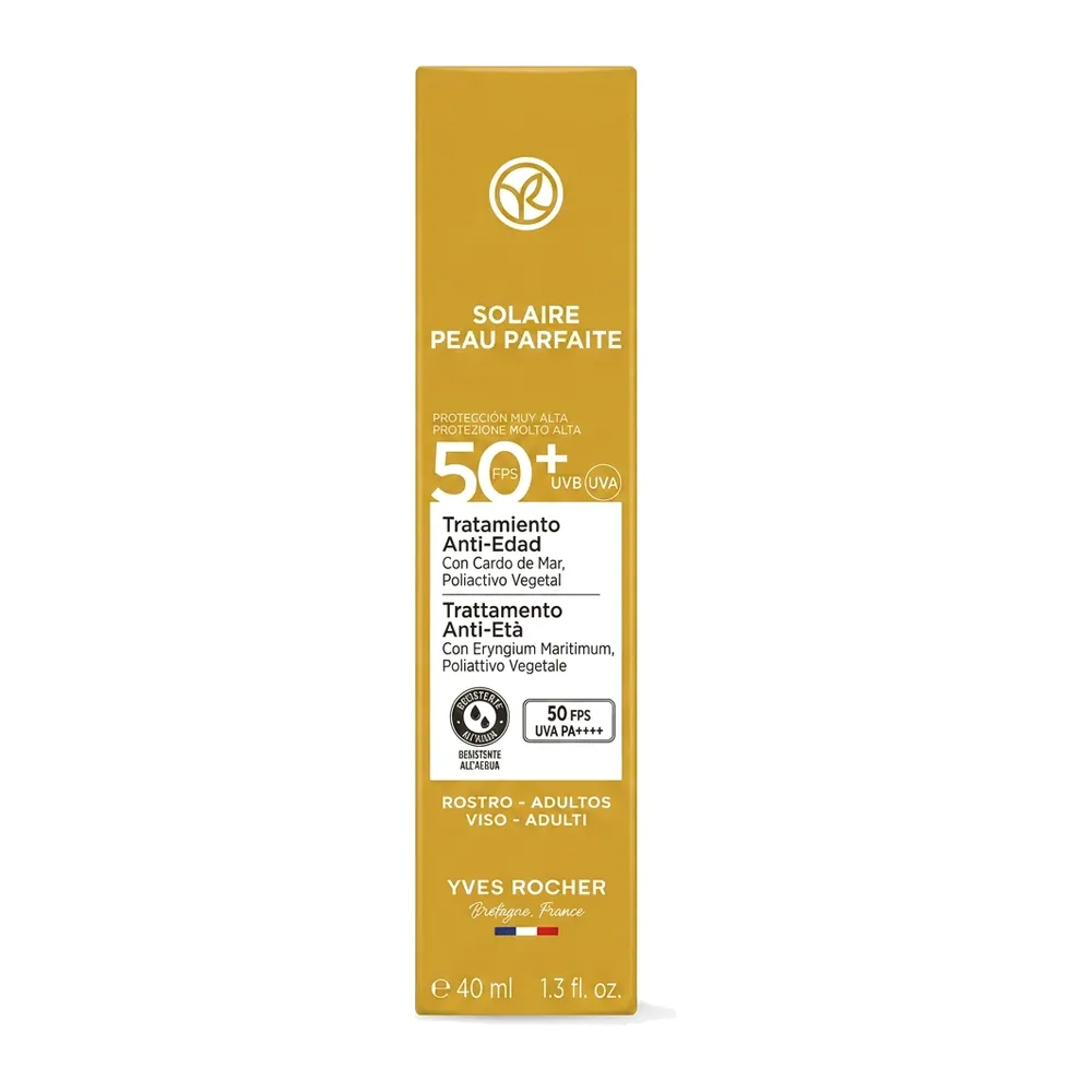 Yves Rocher – Solaire Peau Parfaite Tratamiento Anti-Edad – Protection solaire visage anti-âge – 40 ml