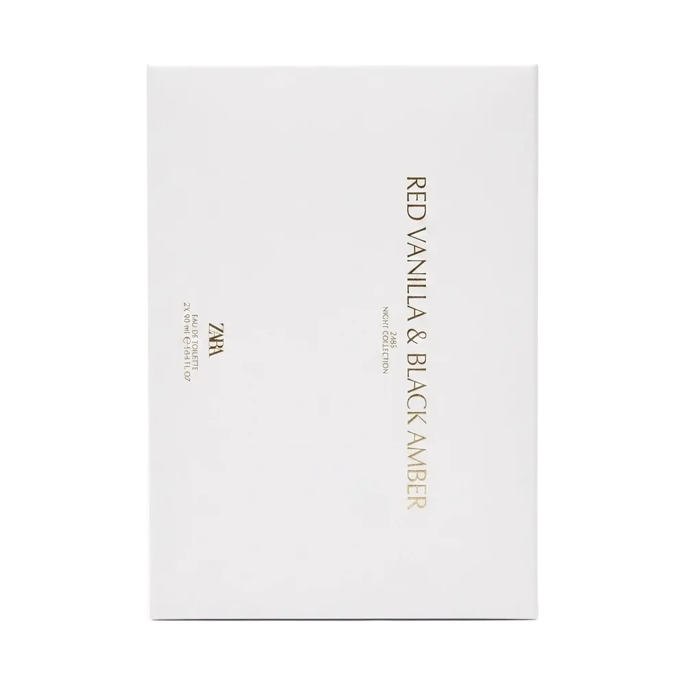 ZARA – Red Vanilla & Black Amber – Parfum Ambré Vanillé Gourmand – 90ml / 3.04 FL.OZ