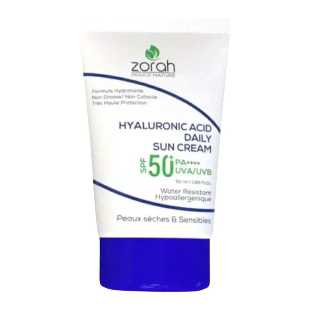Zorah Ecran Total Hyaluronic Acid Daily +50Spf Peaux Seches Et Sensisble